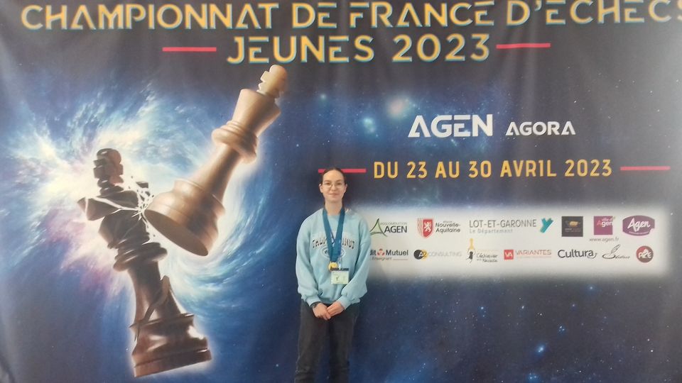 Championnat de France d’échecs jeunes, les aventures de Emma.
